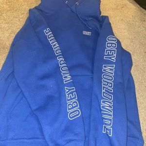 Obey Blue hoodie